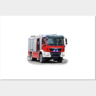 MAN TGM 18.340 4×4 Fire Fighter - Trucknology Days Posters and Art